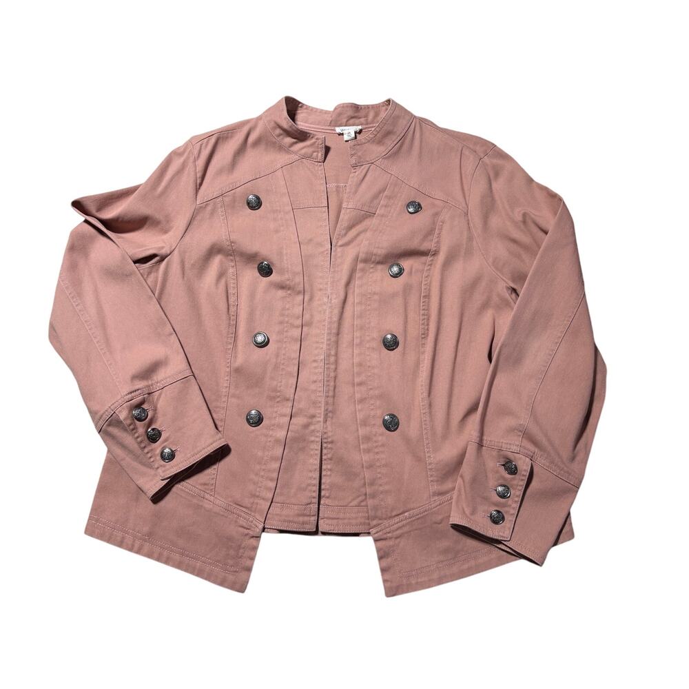 Westport Womens 2X Dusty Rose Lightweight Casual Spring Jacket